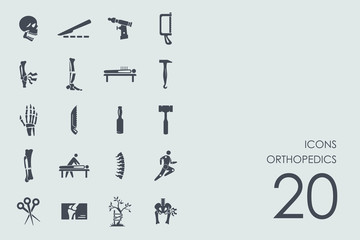 Set of orthopedics icons