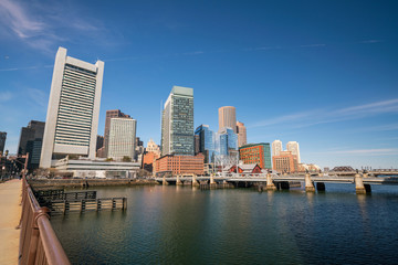 Fototapeta na wymiar Boston Harbor Massachusetts