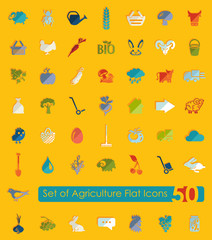Set of agriculture icons