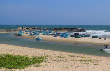 beautiful tropical beach  in muine, vietnam