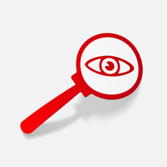 realistic design element. detective