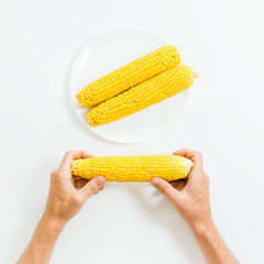 Corn in hand