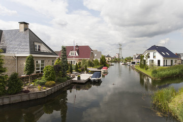 Fototapeta na wymiar Nesselande district in Rotterdam