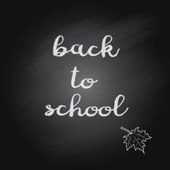 Back to School Chalkboard Background