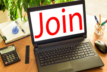 Join. Concept office