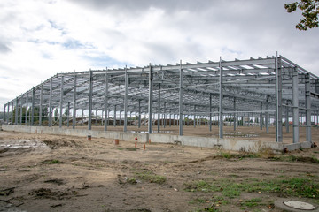 Fototapeta premium building of industrial hall