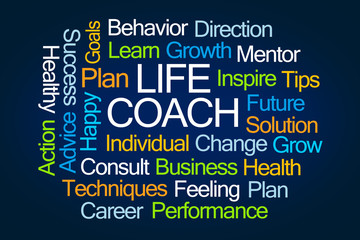 Life Coach Word Cloud