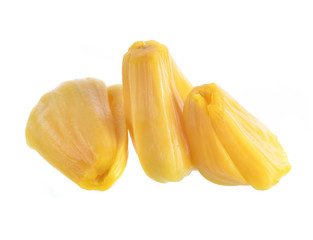 Jackfruit isolated on white