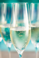 champagne glasses
