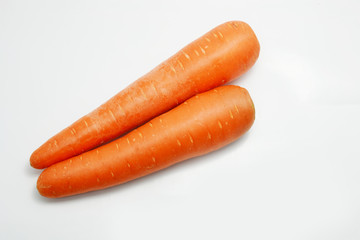 fresh carrot isolated 
