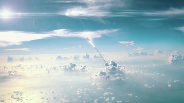 Rocket Launching Into Space 2