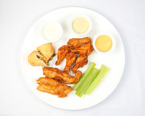 appetizer platter dip sauce