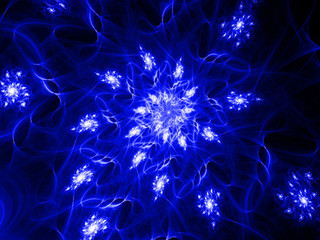 Abstract fractal. Fractal art background for creative design. Decoration for wallpaper desktop, poster, cover booklet, card. Psychedelic. Print for clothes, t-shirt.