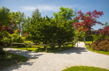Botanical garden Volcji Potok near Kamnik, Slovenia