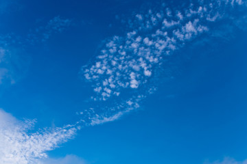 Clouds in the blue sky
