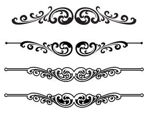 Calligraphic design elements