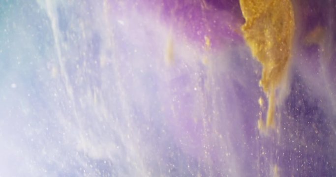 Abstract extrime macro composition of coloured liquids. 4k. Shot on RED.
