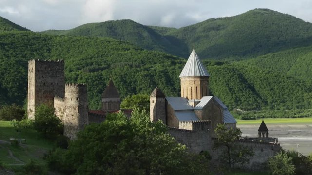 Ananuri Fortress With Church Near Tbilisi, Georgia
