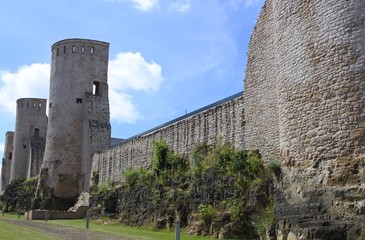 Die Stadtmauer von Luxembourg