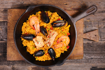 seafood paella