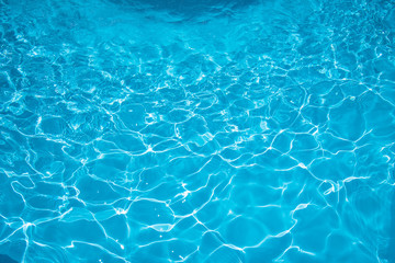Blue Water surface in swimming pool