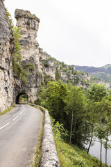 Fototapeta na wymiar Route des Gorges du Tarn