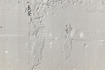 Grey Concrete Shabby Rough Scratched Wall With Hole Background T