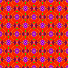 Abstract geometric colorful seamless pattern