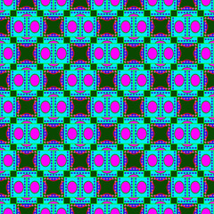 Abstract geometric colorful seamless pattern