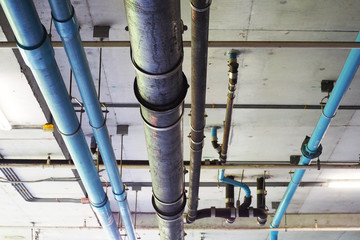 Water pipes in the building