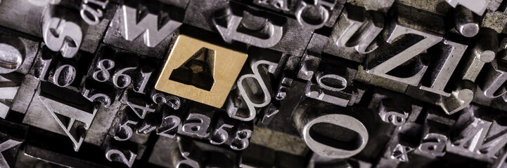 Metal Letterpress Types