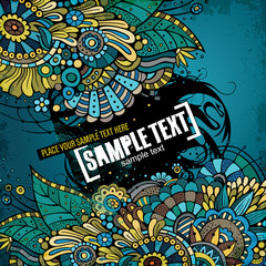 Abstract vector decorative nature ornamental backgrounds.