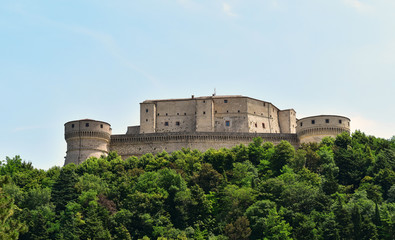 Fototapeta na wymiar The Fortress of San Leo, San Leo, Italy