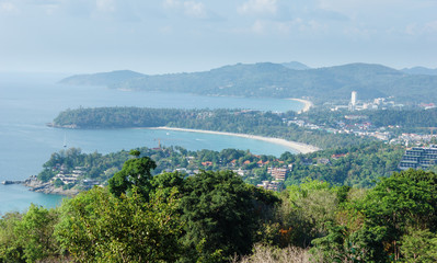 Fototapeta na wymiar View of the Andaman Sea, Phuket , South of Thailand.