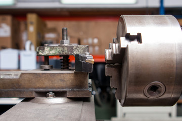 drilling machine close up