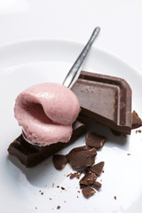 Strawberry ice cream