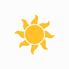 Sun icon illustration