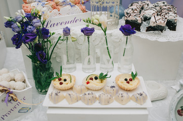 wedding tables set for fine dining or another catered event