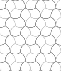Fototapeta premium Vector seamless texture. Modern abstract background. Рattern with repeating hexagonal tiles.