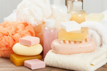 Soap Bar And Liquid. Shampoo, Shower Gel. Towels. Spa Kit.