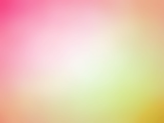 Abstract yellow pink colored blurred background