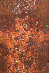 peeling paint and rusty old metal texture