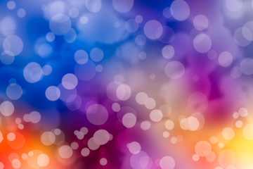 Christmas New Year background. Abstract background with colorful bokeh