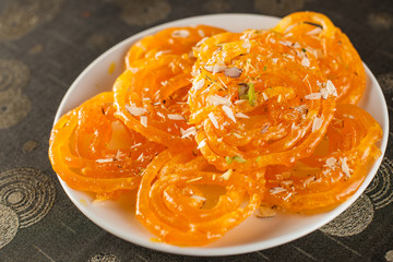 jelebi on the plate