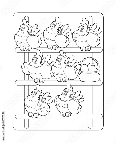 80 Top Coloring Pages Chicken Coop Images & Pictures In HD
