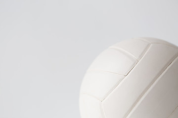 close up of volleyball ball
