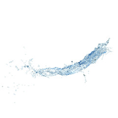 water splash Isolated 3d
