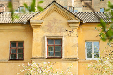 The gable of the old house