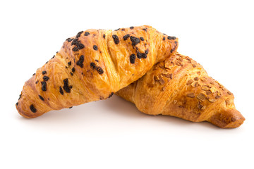 Verschiedene Croissants
