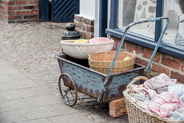 street market for shopping